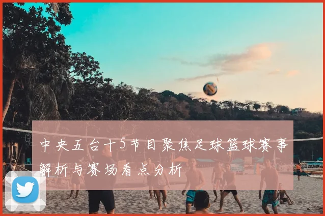 中央五台十5节目聚焦足球篮球赛事解析与赛场看点分析